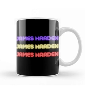 James Harden   Basketball gifts Vintage Retro Rainbow Quotes For BOYS AND Dad Kupa Bardak Porselen