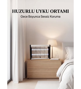 UV Işıklı Elektrikli Sinek Öldürücü Sessiz ve Etkili Kullanım
