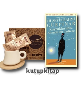 Kutupkitap Bambu Fincan Türk Kahvesi Kişiye Özel Not Kuyrukluyıldız Altında Bir İzdivaç Kitap Hediye Seti