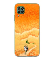 Huawei P40 Lite Uyumlu Baskılı Yumuşak Silikon Şeffaf Telefon Kılıfı
