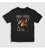 Presmono Unisex Çocuk Siyah Pink Pony Müzik Chappell Roan T-Shirt 498758tt