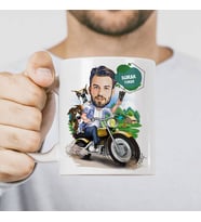 Kişiye Özel Başımı Alır Giderim Karikatürlü Kupa Bardak