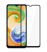 Microsonic Samsung Galaxy A04S Tam Kaplayan Temperli Cam Ekran Koruyucu Siyah