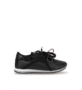 Elit Kcm243 Kadın Taşlı Klasik Sneaker Siyah