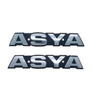 CG Motosiklet Benzin Depo Arması Takım Asya Yazılı Depo Etiketi Metal