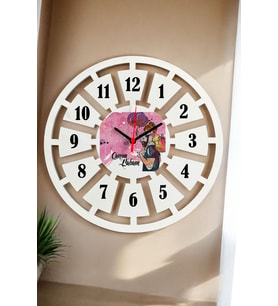 Canım Babam Duvar Saati 40cm 004 (Beyaz)