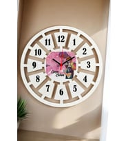 Canım Babam Duvar Saati 40cm 004 (Beyaz)