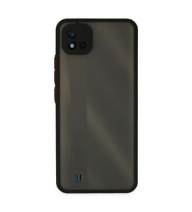 Realme C11 2021 Kılıf Montreal Silikon Kapak - Siyah