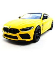 Kinsmart Bmw M8 Competition Coupe 1:38 Sarı Çek Bırak Model Araba