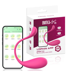 PRIME TOYS Lophin App Şarjlı Telefon Kontrollü Güçlü Titreşimli Çok Sessiz Giyilebilir Mini Vibratör