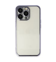 Apple İphone 14 Pro Max Kılıf Razer Lensli Silikon - Mor