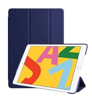 Apple iPad 10.2 2021 (9.Nesil) Uyumlu Zore Smart Cover Standlı 1-1 Kılıf (Lacivert)