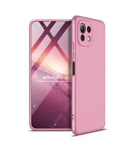 Xiaomi Mi 11 Lite Kılıf Zore Ays Full Koruma Kılıf (Rose)