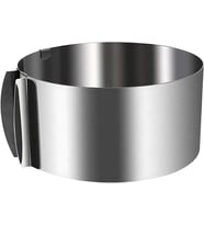Çelik Ayarlanabilir Pasta Kalıbı - 16-30 CM Kilitli Kek Kalıbı, Pastacılık İçin Mutfak Kek, Pasta ve Ekmek Kalıbı