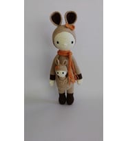 Bebekli Kanguru Amigurumi Organik Oyuncak