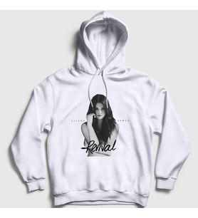 Presmono Unisex Beyaz Revival Selena Gomez Kapüşonlu Sweatshirt 326708tt