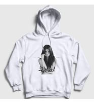 Presmono Unisex Beyaz Revival Selena Gomez Kapüşonlu Sweatshirt 326708tt