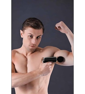 Northcity 4 Başlıklı Darbeli Şarjlı Masaj Tabancası - Kablosuz Kas Rahatlatma ve Enerji Yenileme