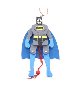 Ahşap Sallanan Batman Figürü