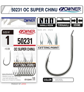 Owner 50231 Cut Super Chinu White İğne NO:3/0