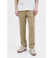 Jack & Jones Erkek Keten Karışımlı Jogger Pantolon - Ace Breeze (Bej)