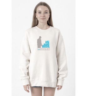 The Mentalist Let The Mind Beyaz Kadın 2ip Sweatshirt