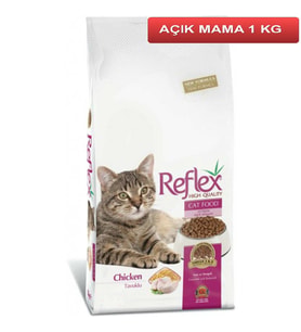 Reflex Tavuklu Kedi Maması 1 kg AÇIK