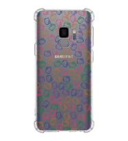 Samsung Galaxy S9  Köşe Korumalı Antişok Kapak Hello Kitty Tasarımlı Şeffaf Silikon Kılıf