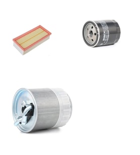 Filtre Bakım Seti Smart FourFour 1.5 CDI 2004-2007 Dizel Hava + Yağ f. + Yakıt Filtre Bosch