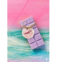 Çikolata Buhurdanlık Mum - Mumelia Candles Doğal Soya, El Yapımı, Dekoratif - Mor