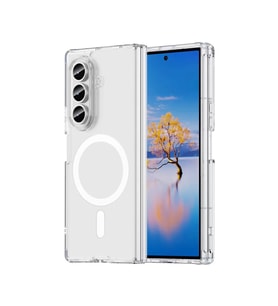 Samsung Galaxy Z Fold 7 Kılıf Magneticsafe Şeffaf Silikon - Şeffaf
