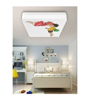 Lüks Çocuk Odası Avize 25watt-30cm X 30cm Lüks Led Aydınlatma, Küçük Denizkızı Ponyo (yeni)