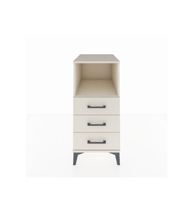 Kronos Komodin Tek Raflı 3 Çekmeceli 44x59x96 Aytaşı-Aytaşı