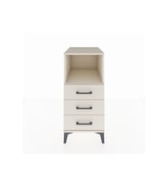 Kronos Komodin Tek Raflı 3 Çekmeceli 44x59x96 Aytaşı-Aytaşı