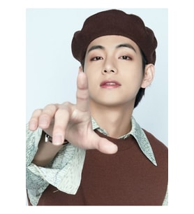 BTS - V - Taehyung Tablo Ahşap Poster Dekoratif kod2950