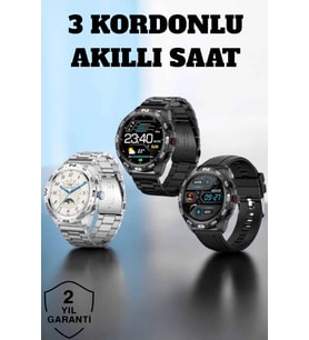 Akıllı Saat Arama Cevaplayan Titreşim Özelliğiyle Bildirim Görebilen