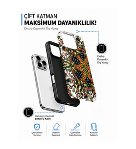 iPhone 16 Pro Anadolu Ruhu Çift Katmanlı Essential Tough Telefon Kılıfı