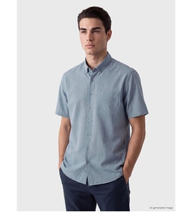 LCWAIKIKI Classic Mavi Regular Fit Erkek Gömlek