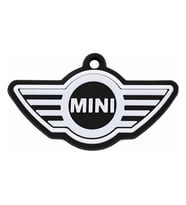 Mini Logo Anahtarlık Sert Plastik Araç Temalı Anahtarlık Dayanıklı Metal Halkalı Aksesuar Farklı Renk Seçenekleri