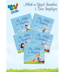 The Beautiful Names Of Allah Allahın Güzel İsimleri 1.Seri 5 Kitap İngilizce