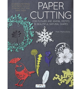 Paper Cutting: Cutting Flowers, Animal Motifs And Beautiful Nature Shapes (Krem)