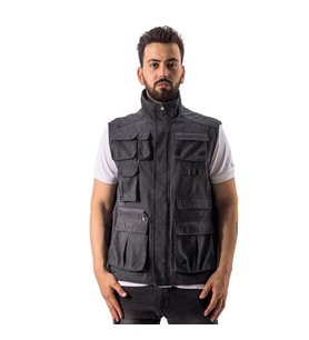 FreeCamp Vest Erkek Balıkçı Yelek-ANTRASİT