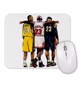 Jordan Kobe James Mouse Pad