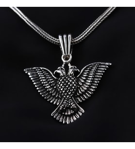 Glorria Gümüş Erkek Kartal Kolye