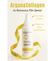 INSANE NATURALE Argan Collagen Isı Koruyucu Saç Şekillendirici Fön Spreyi(FÖN SUYU) 250 ml