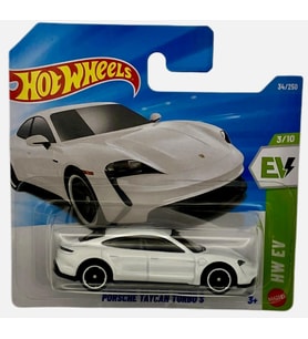 Hot Wheels - Porsche Taycan Turbo S (1/64) Beyaz - JJJ05