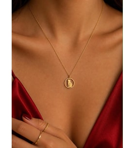 Kişiye Özel 925 Ayar Gümüş Minimalist Kedi Figürlü İsim Kolye (Gold)