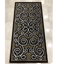 Saray Halı Doğadan 10910 V 100X200 Kahve Taşlı 2 Metre Yolluk !