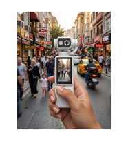 Kompakt 4K Video Kamera Otomatik Netleme ve Dahili Işık Destekli El Kamerası