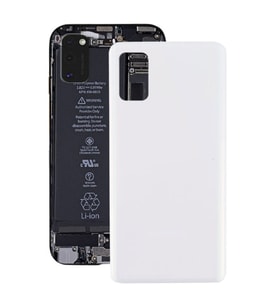 Samsung Galaxy A41 Uyumlu Arka Pil Batarya Kapağı SM-A415F (Beyaz)